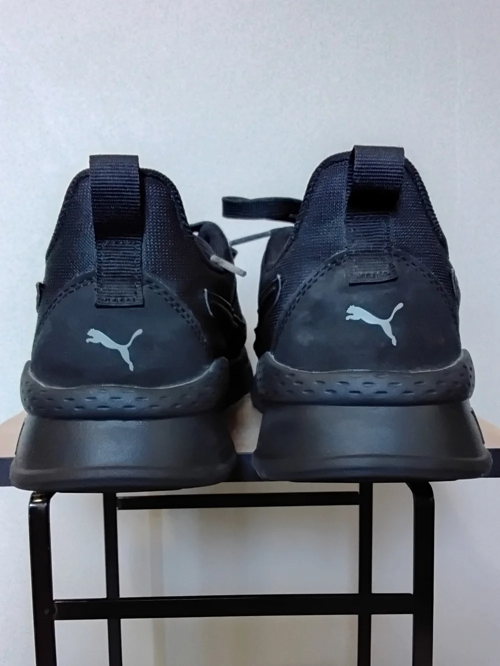 Puma Black Mesh & Synthetic Running Shoes – Size 6C EUC - Picture 6 of 12